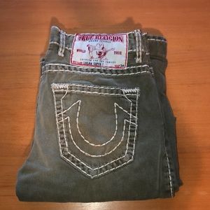 Authentic True Religion Jeans - Green Super T